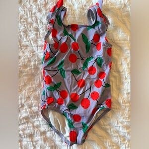 Hanna Andersson cherries bathing suit 3T